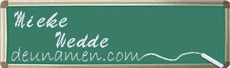 Mieke Wedde Visitenkarte